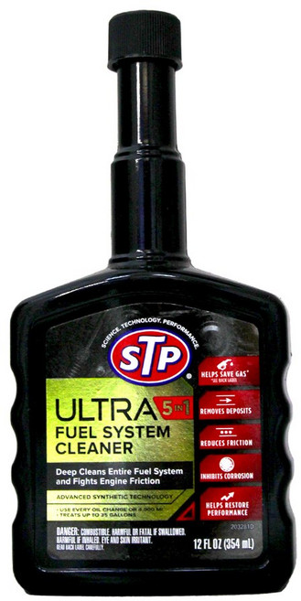 STP 五合一 ULTRA 燃油系統清潔劑 增強效能 省油 汽油精 12 FL.OZ (354 ml), 1個