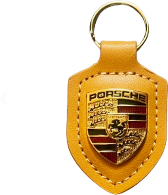 포르쉐 방패 키링 키홀더, 05 카라멜 브라운