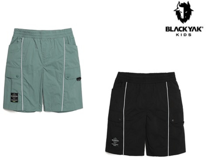 (백화점 상품) 블랙야크키즈 [블랙야크키즈] 크링클 우븐 소재를 사용하여 패션성이 돋보이는 팬츠 [BK샌드5부팬츠] 593683