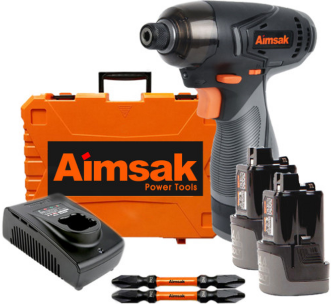 아임삭 AI414M2 3G 3세대 충전 임팩트 드라이버 14.4V 2.0 배터리 2개 풀세트