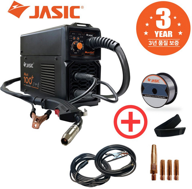 위더스 제이식 논가스용접기 M100플러스 (기본세트+증정) 엠100플러스 멀티100플러스 아크용접 리프트티그, 기본 세트, 1개