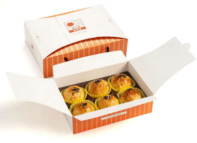雄二家 蛋黃酥禮盒, 50g, 6個