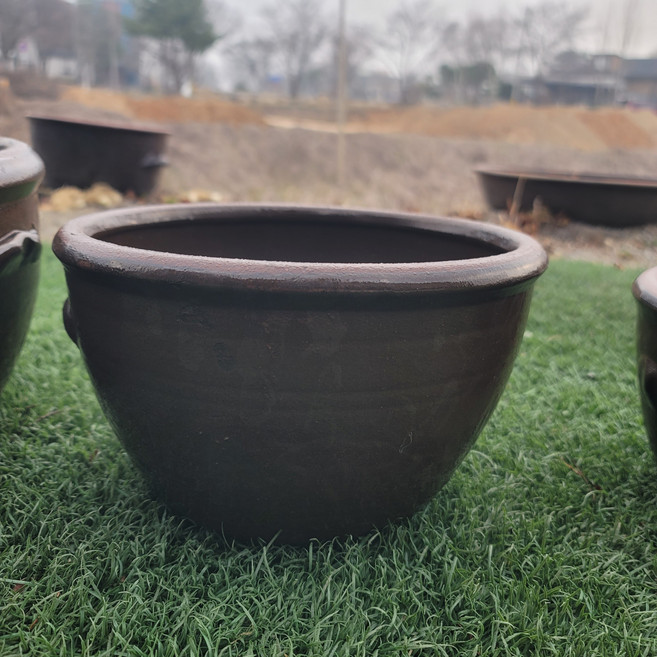 옹기화분 시루화분 분갈이화분 실내 실외 화분 콩나물 항아리 국내산, 1개
