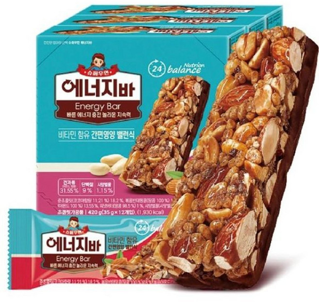 슈퍼우먼 영양바 1박스 (35gX36개), 35g