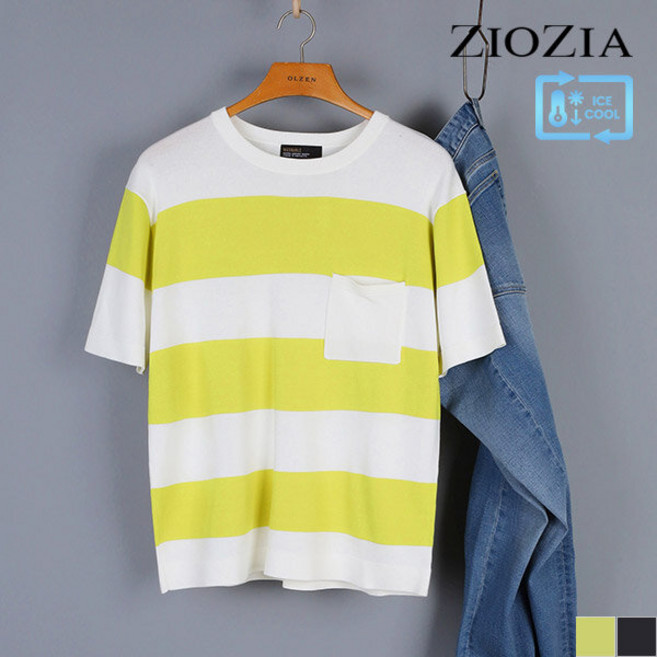 지오지아 워셔블 단가라 오버핏 니트 B AAC2ER1102 B