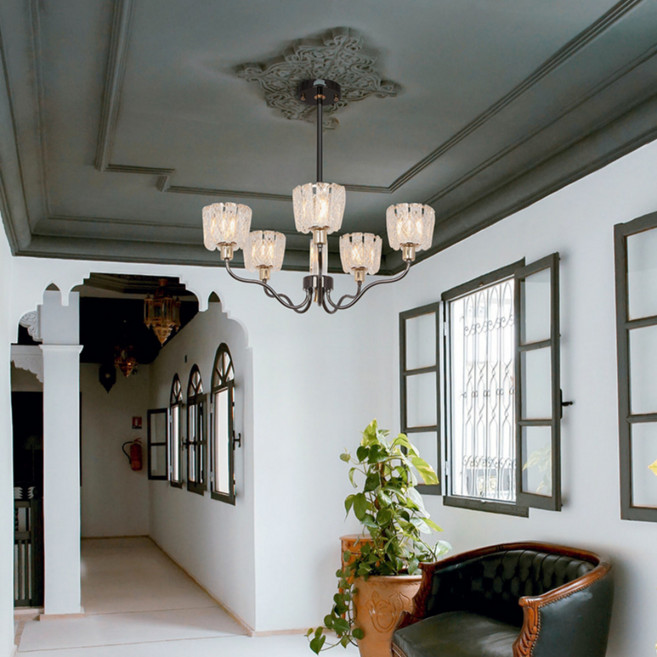 레스토랑 주택 고급스러운 유럽풍 크리스탈 팬던트 고급조명 식탁등, 램프선택안함