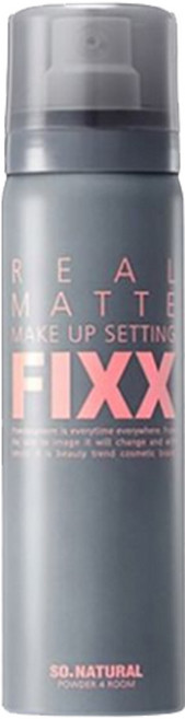 SO.NATURAL Real Matte 定妝噴霧 持久控油保濕 打造完美妝容, 75ml, 1件