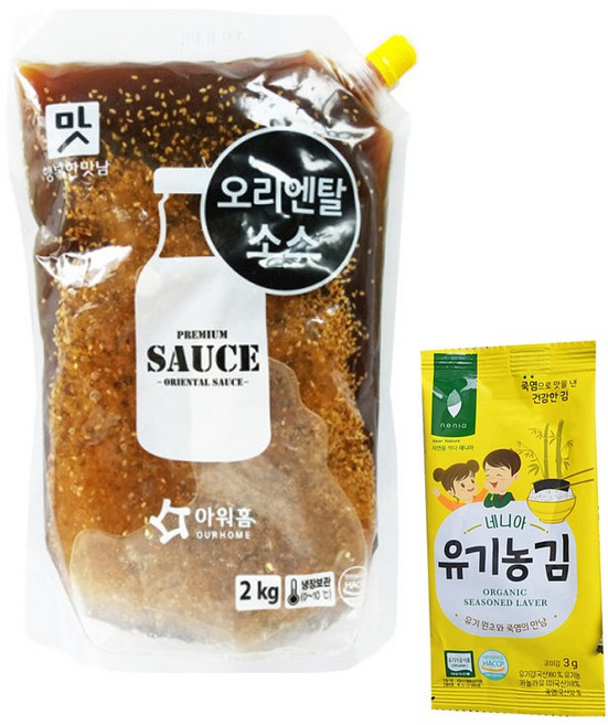 아워홈 오리엔탈드레싱 2kg 오리엔탈 샐러드소스, 1개