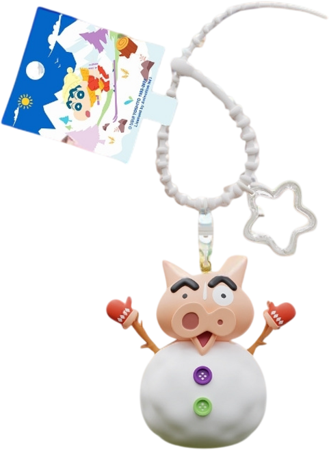 짱구는 못말려 정품 겨울 피규어 키링