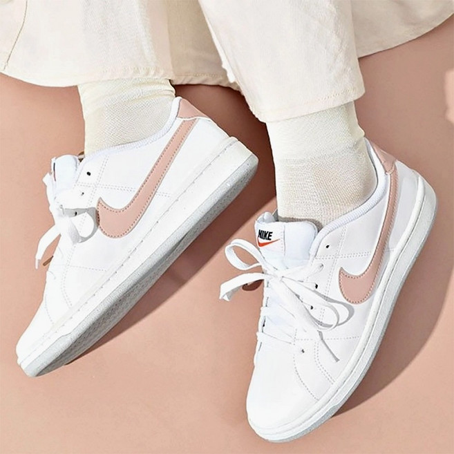 정품 나이키 운동화 코트 로얄 2 넥스트 네이처 핑크포인트