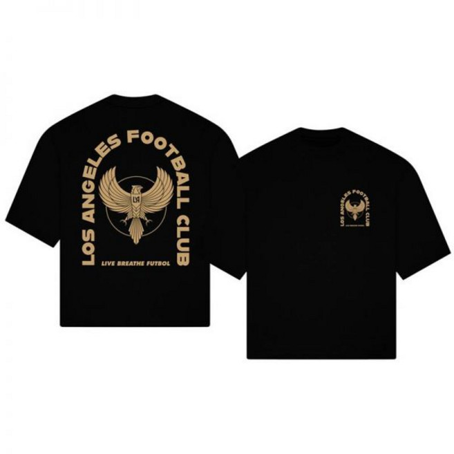 Live Breathe Futbol Los Angeles FC Black 2026 Tunnel Home T-Shirt 성인 반팔 티셔츠 114404
