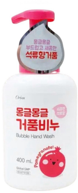 몽글몽글 거품비누 석류향, 400ml, 2개