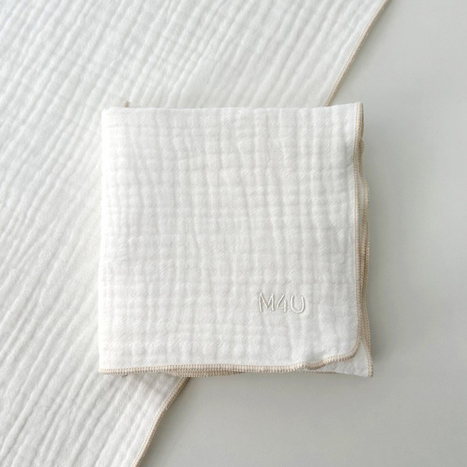 맘스포유 M4U 3중 요루 거즈 손수건 스카프 43x43cm (대) 8컬러