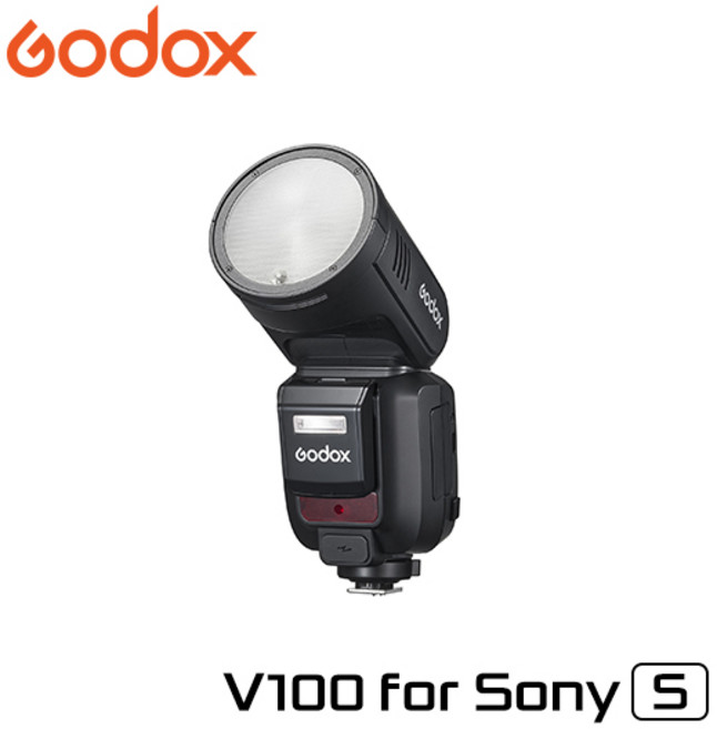 고독스 Godox V100 원형 헤드 카메라 플래시 스피드라이트 (소니 S), 1개