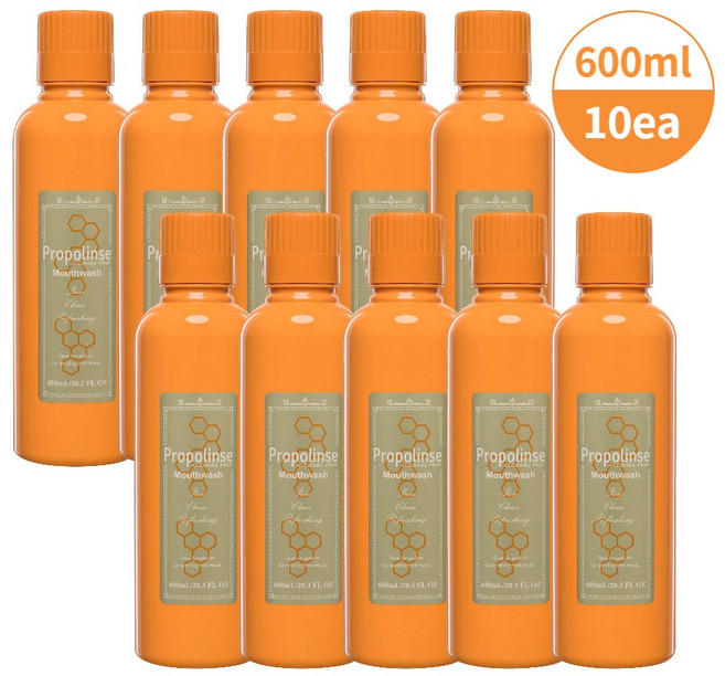 프로폴린스 프로 가글 대용량 600ml, 10개