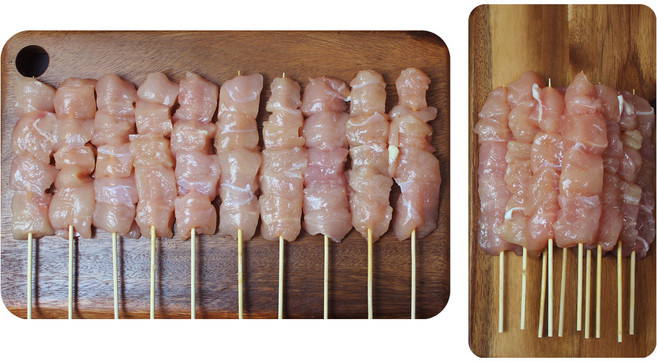 국내산 닭안심꼬치, 1개, 800g