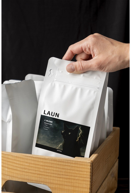 [라운커피] L 블렌드 원두 밀크초콜릿 너티향 중배전 커피 에스프레소 드립겸용, 1개, 500g, 홀빈(분쇄안함)