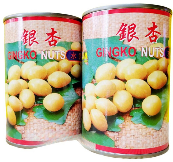 香蘭牌 水煮銀杏 - 健康美味 口感綿密 方便即食, 290g, 1個