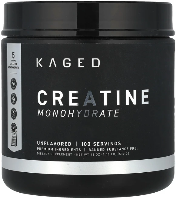 케이지드 크레아틴 모노하이드레이트 무향 510g KGD-38300, Kaged 케이지드 크레아틴 모노하이드레이트 무맛 51, 1개 - 쿠팡