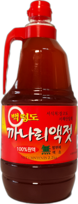 국산 백령도 까나리 액젓 2.2kg 1 /2 /3 /5 무방부제 무색소, 3개