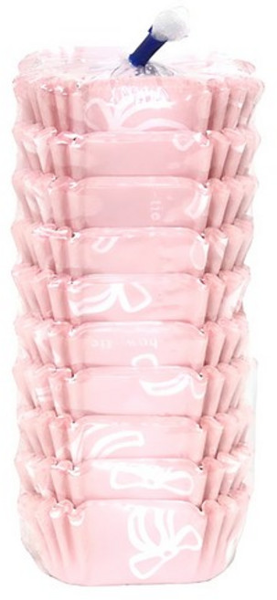 이홈베이킹 사각 코팅 반찬컵 45mm 분홍, 100개입, 1개