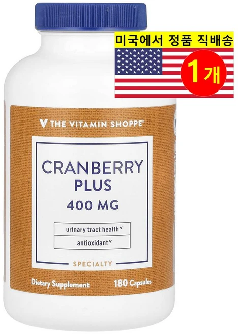 ProHealth Longevity 크랜베리 추출 플러스 400mg Cranberry Plus, 1개, 180정 - 쿠팡