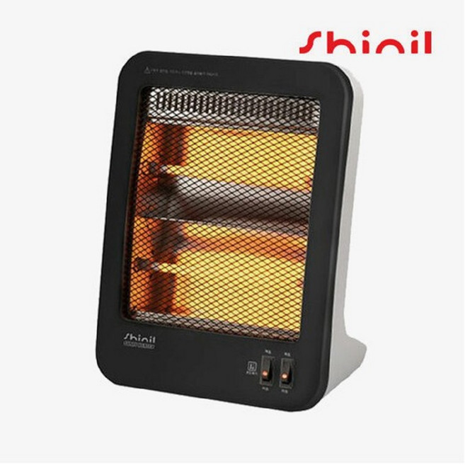 신일 미니히터 전기난로전기히터 캠핑 사무실 SEH-NC600K, 화이트블랙