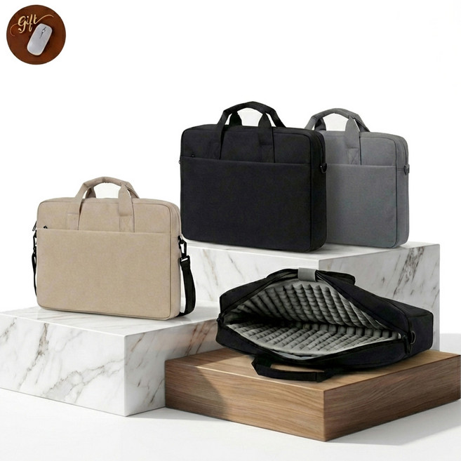 DX 몬스터가드 풀에어백 노트북가방 초경량 방수 대용량 서류 수납 삼성 갤럭시북 엘지그램 맥북 호환, 1개, 포레스트 그레이