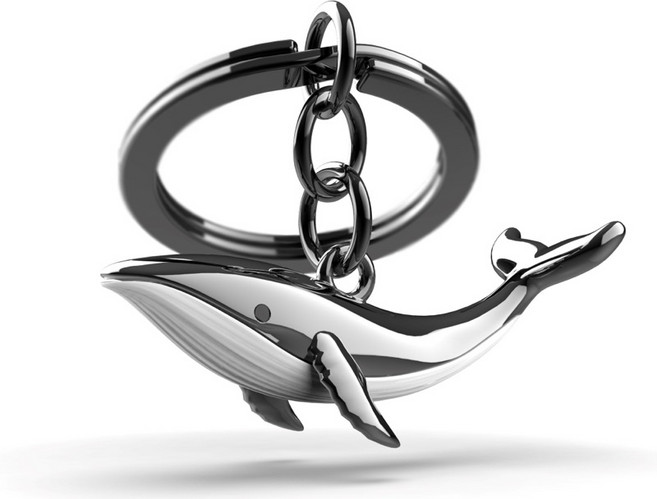 Metalmorphose 鯨魚鑰匙圈, 1個