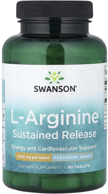 신상할인판매 Swanson l-아르기닌 서방형 1000mg 90정 최저가격, Swanson l아르기닌 서방형 1000mg 90정, 1개 - 쿠팡