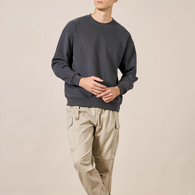 쉐리엘 프리미엄 심플 무지 맨투맨