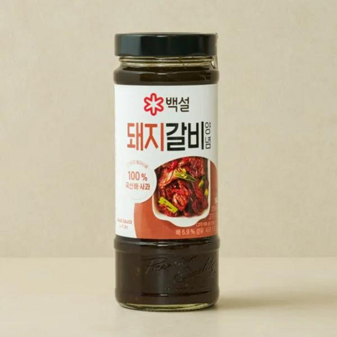 CJ 백설 돼지갈비 양념 500g 2개