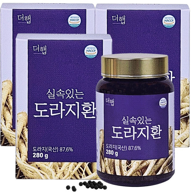 더햅 실속있는도라지환, 280g, 3개