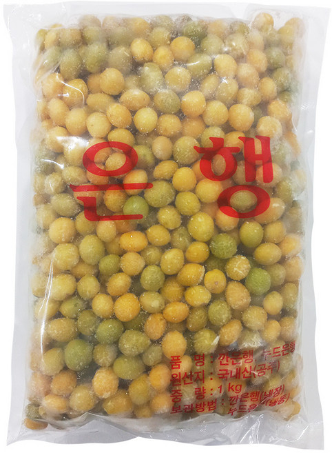 냉동 국내산 깐 은행, 1개, 1kg