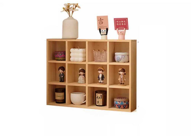 우드컵보드 주방 카페 보관장 수납장 컵진열장 선반 A타입 소형 12칸, B타입 소형 12칸