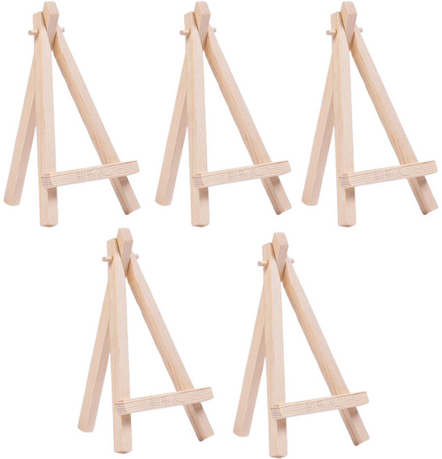 올굿리빙 미니 나무 이젤 5개