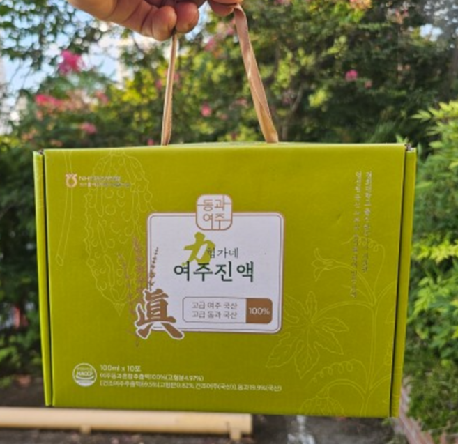 [명품프리미엄] 100% 국산 유기농 여주즙 힘가네, 10개, 100ml