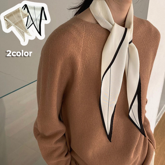 코차이 우아한 데일리 쁘띠 스카프 1+1