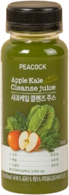 피코크 사과케일클렌즈주스, 190ml - 쿠팡