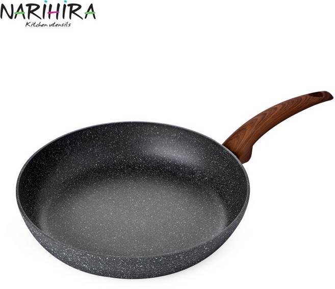나리히라 인덕션 대리석 프라이팬, 28cm, 1개