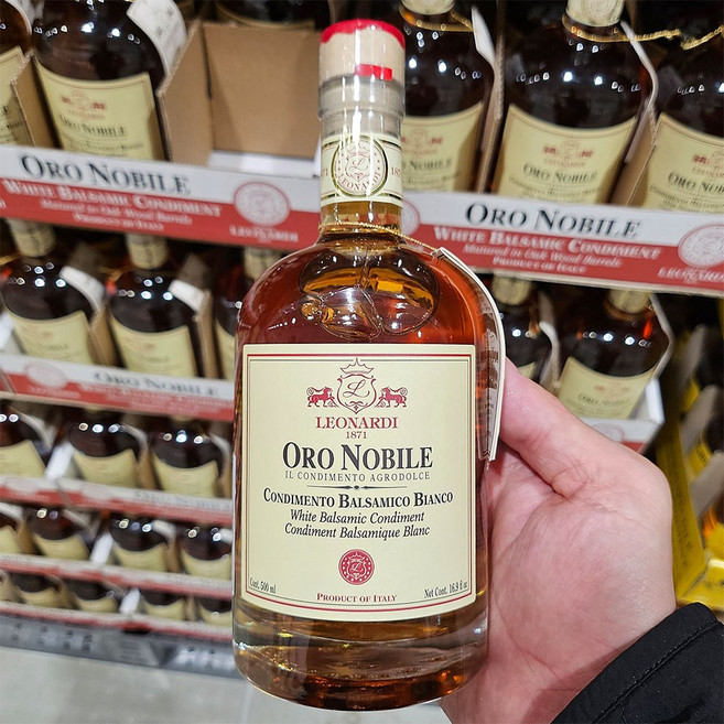 레오나르디 오로 노빌레 화이트발사믹 콘디멘토 500ml 식초 샐러드 소스 코스트코, 1개