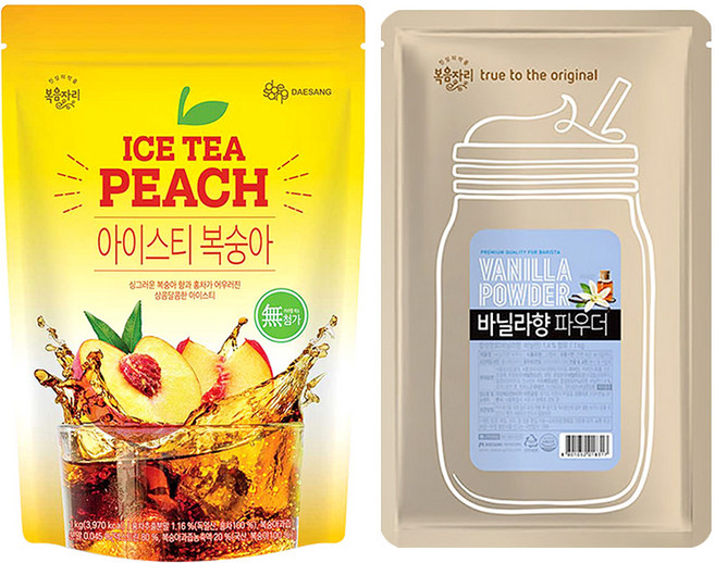 복음자리 파우더 (아이스티 복숭아 +바닐라향), 1개, 1개입, 2kg