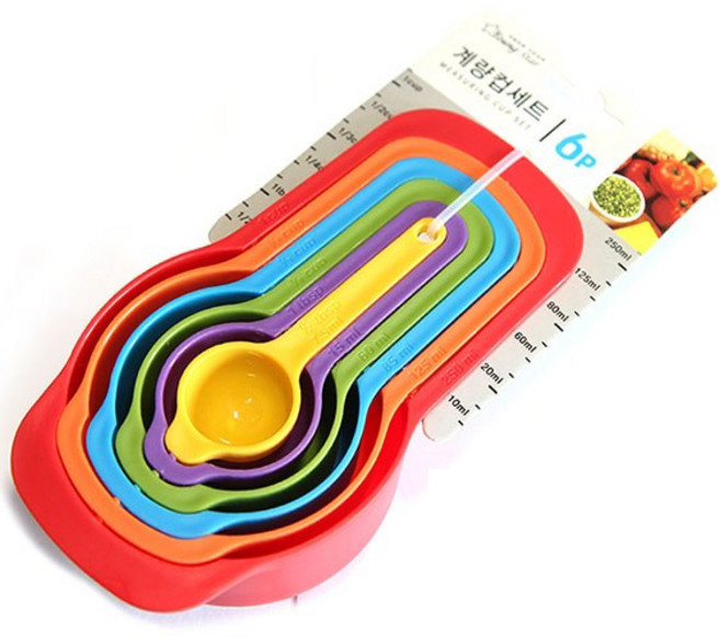 숙씨네 계량컵세트 6P 계량컵 계량 스푼 주방 계량저울