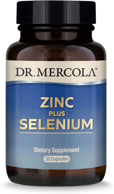 [정품보장]닥터머콜라 아연 셀레늄 Dr. Mercola Zinc Selenium 영양제 30정 X 1병, 1개 - 쿠팡