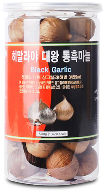 상세페이지 참조 히말라야 명품 대왕 통흑마늘 (500g) 숙성 발효된 천연발효식품, 정신무역히말라야 대왕 통흑마늘, 500g, 1개