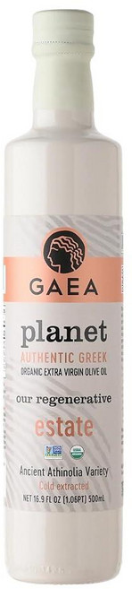GAEA FRESH 정품 그리스 엑스트라 버진 올리브 오일 500ml16.4액량 온스 | 고대 올림피아 품종에서 냉간 추출 | 높은 폴리페놀350mg/kg | 첫 번째 콜드, 1