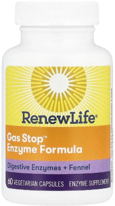 리뉴라이프 가스 스탑 엔자임 포뮬라 60정 리뉴땡땡땡, 1개 - 쿠팡