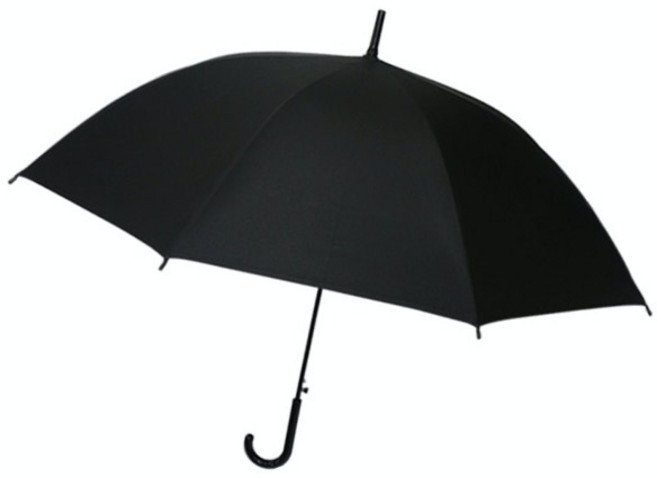 일회용 편의점 비닐 우산 장우산 고급 UMBRELLA 검정 블랙 휴대용