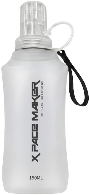 제로그램 소프트 물병 경량 워터보틀 러닝 마라톤 플라스크, 1개, 150ml, 화이트