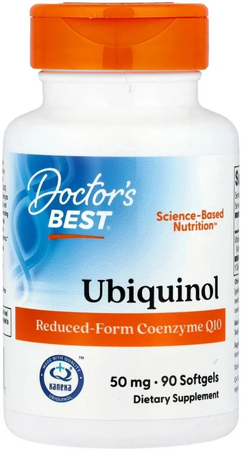 [해외] [Doctor's Best Ubiquinol with Kaneka] 닥터스 베스트 유비퀴놀 위드 카네카 50mg 소프트젤 90정, 1, 1개 - 쿠팡